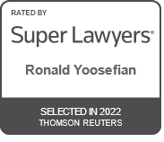 Rated by | Super Lawyers | Ronald Yoosefian | Selected in 2022 Thomson Reuters